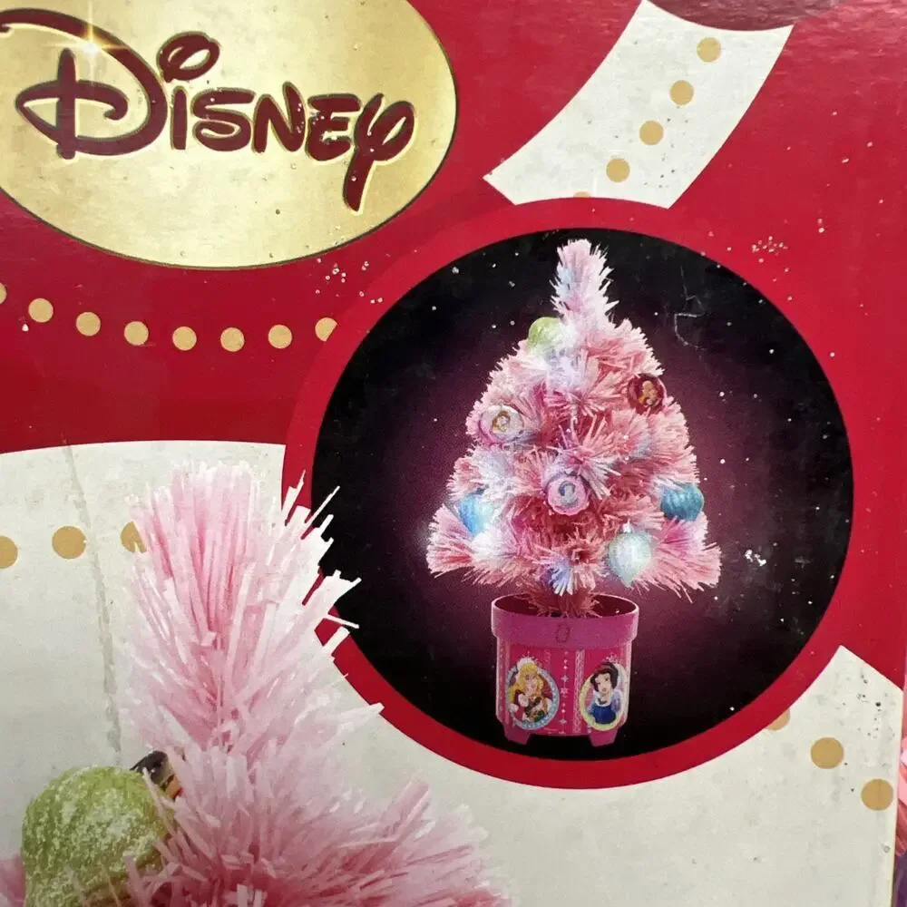Vintage Disney 18 inch princess fiber optic tree With Box Tested Works Great